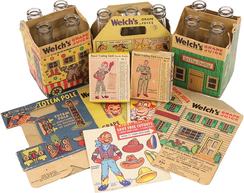 Non-Sports Cards - Welch's Grape Juice Premiums w/Howdy Doody & More