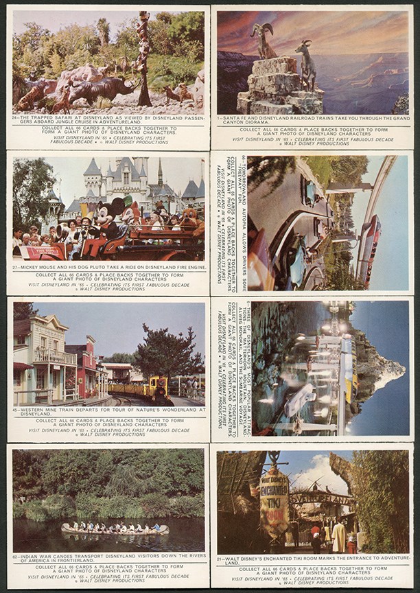 Non-Sports Cards - 1965 Donruss Disneyland Complete Set (66)
