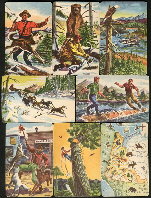 Non-Sports Cards - Collection of 1950 R279-4 Sgt. Preston Challenge of the Yukon Complete Sets (8)