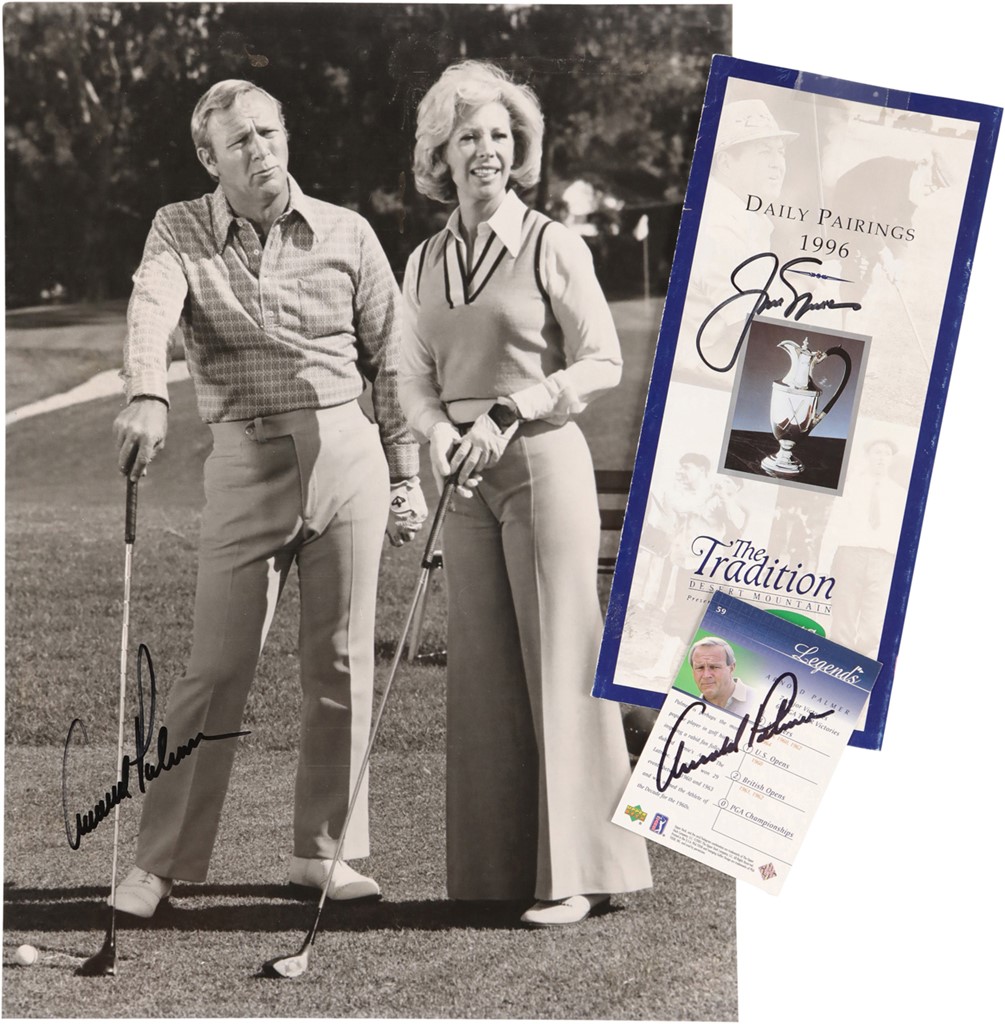 - Arnold Palmer and Jack Nicklaus Signed Lot