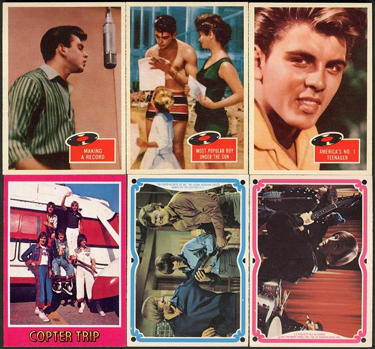 Non-Sports Cards - Fabian, The Monkees, & Bay City Rollers Near & Complete Sets (5)