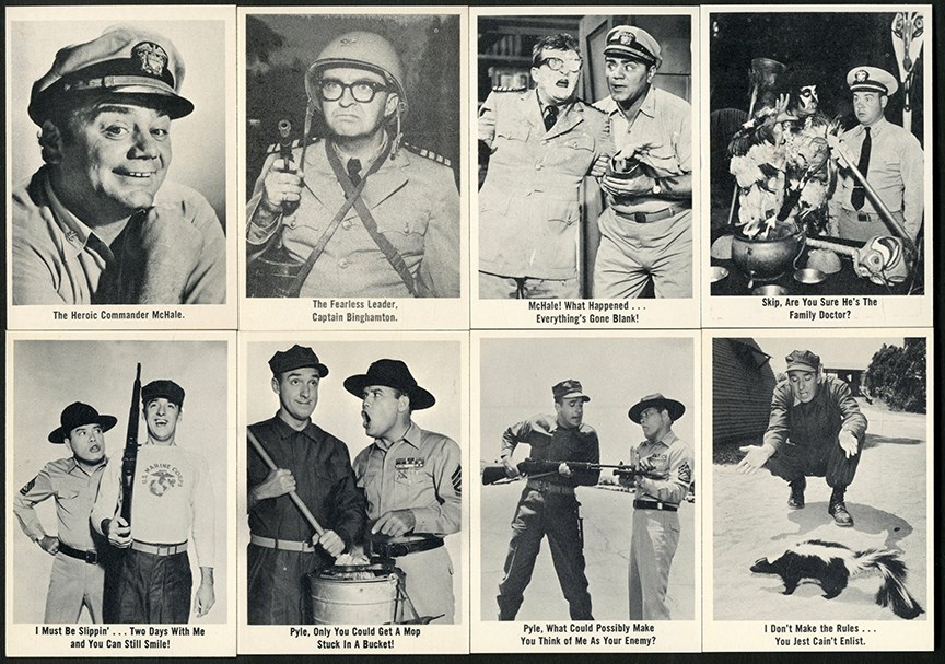 Non-Sports Cards - 1965 Fleer Gomer Pyle & McHale's Navy Complete Sets (4)