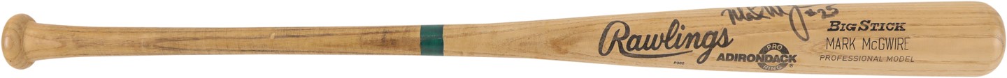 Baseball Equipment - 1988 Mark McGwire Signed Game Used Bat (PSA)