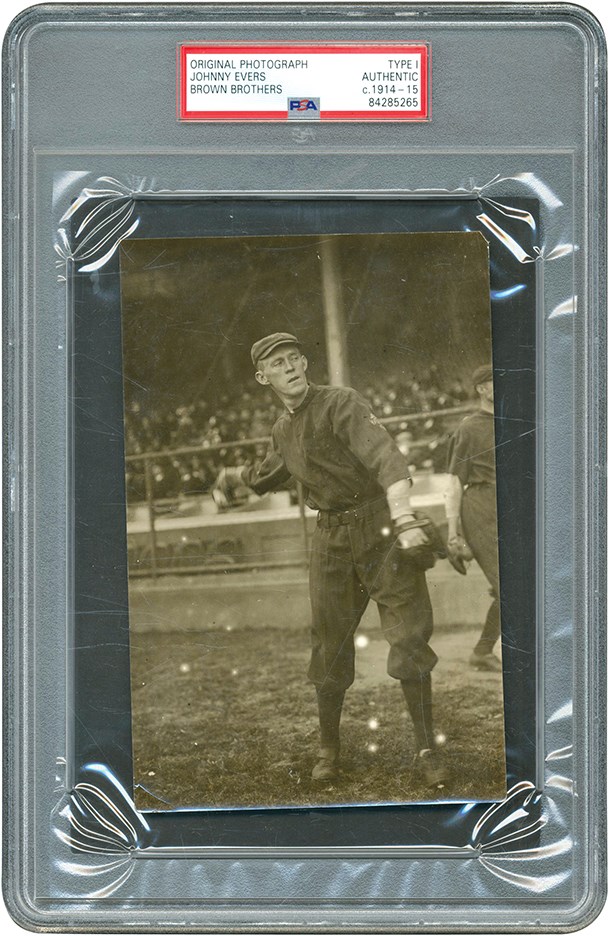 - Johnny Evers Chicago Cubs Photograph (PSA Type I)