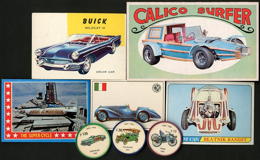 Non-Sports Cards - Collection of Topps & Other Automobile Related Partial & Complete Sets (6)