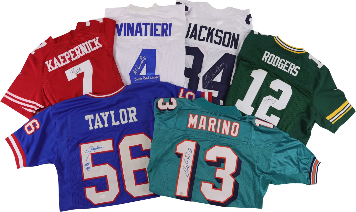 NFL Hall of Famers and Stars Signed Jersey Collection (29)