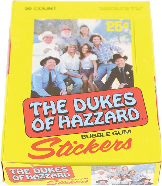 - 1981 "The Dukes of Hazzard" Unopened Wax Box