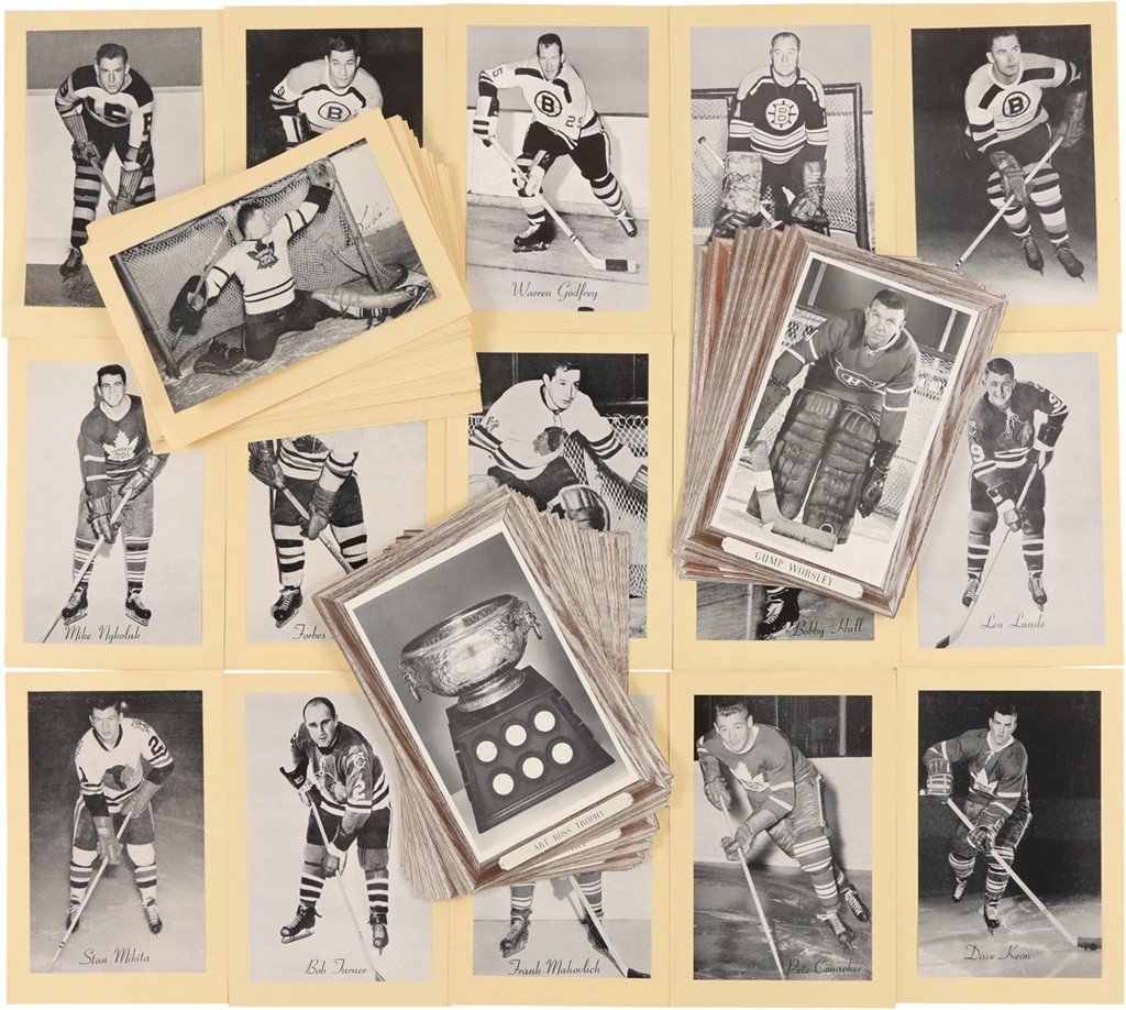 - 1934-1967 Bee Hive Hockey Premium Photo Card Collection (458)