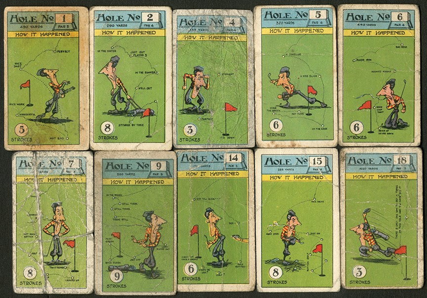 Olympics and All Sports - Imperial Tobacco Company Golf Cards (10)