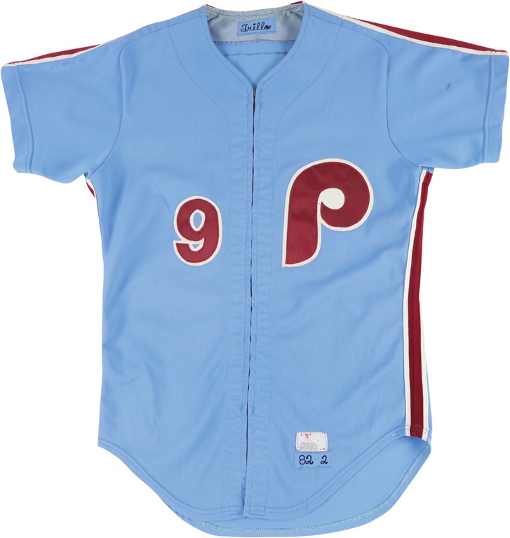 Baseball Equipment - 1982 Manny Trillo Philadelphia Phillies Game Worn Jersey