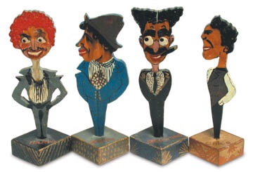 Marx Brothers 1931 Folk Art Figures