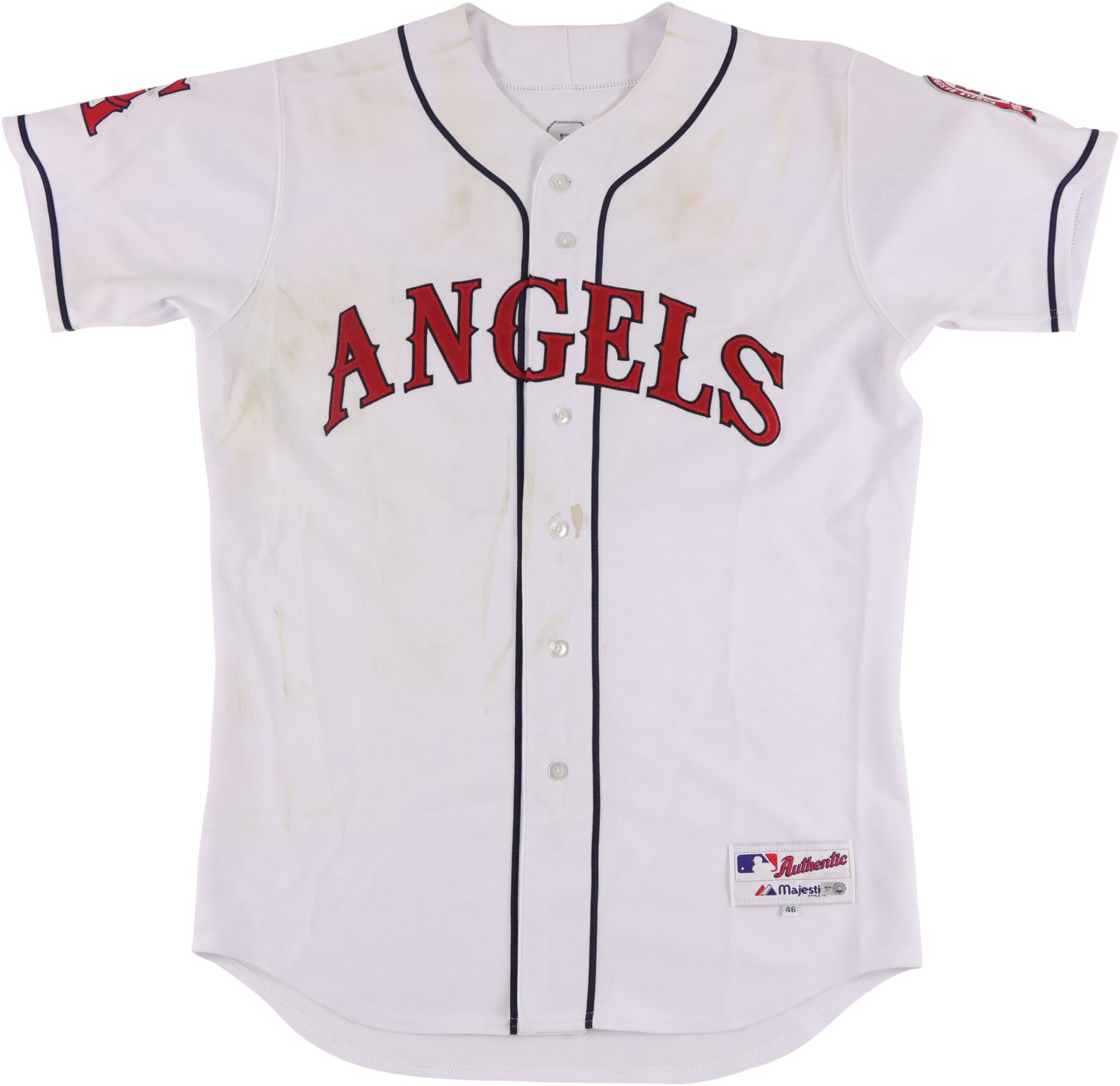 Baseball Equipment - 2011 Mike Trout Anaheim Angels Major League Debut Game Worn Jersey (Sports Investors Photo-Matching LOA & MLB Authenticated)