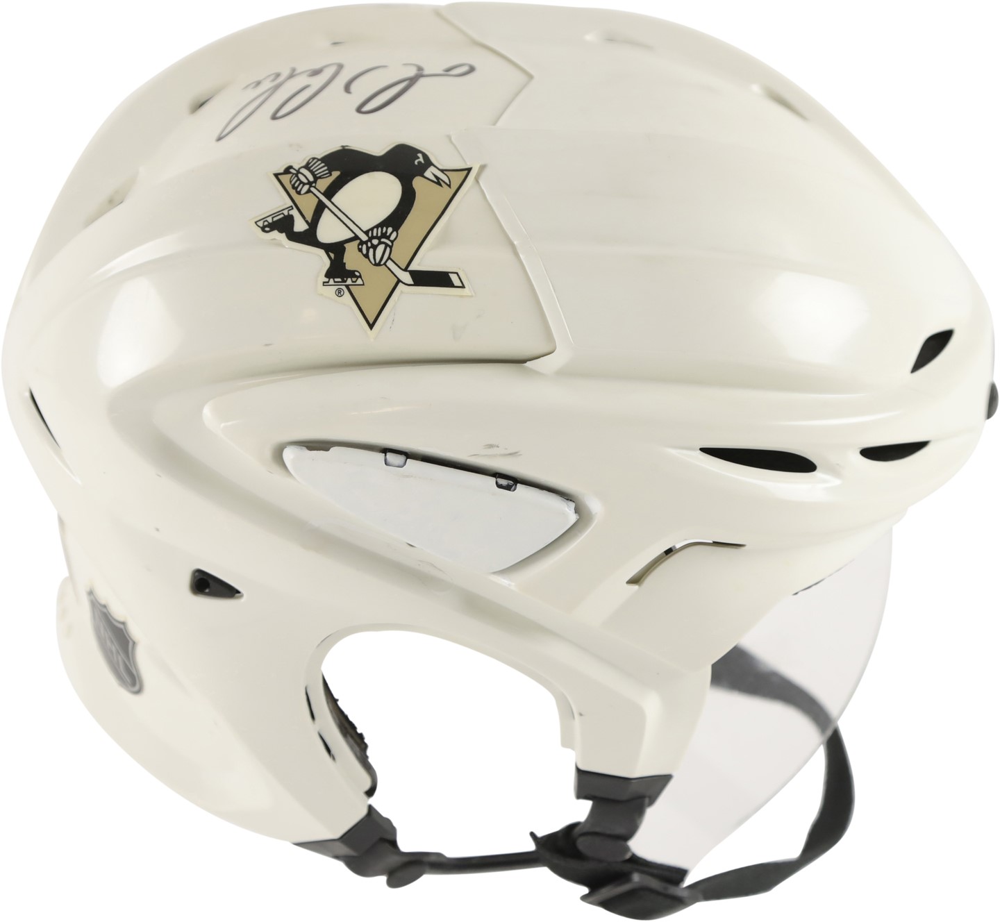 - 2002 Mario Lemieux Pittsburgh Penguins Signed Game Worn Helmet