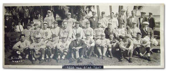 Baseball Photographs - 1920’s Walter Johnson All-Star Team Panorama
