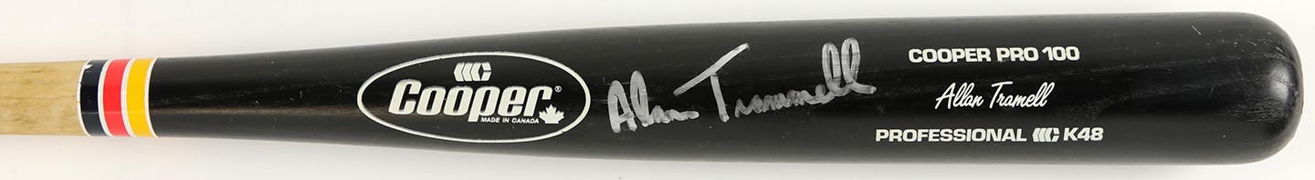 Baseball Equipment - 1980s Alan Trammell Detroit Tigers Game Used Bat