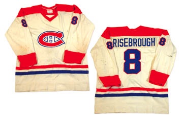 Hockey Sweaters - 1975-76 Doug Risebrough Montreal Canadiens Game Worn Jersey