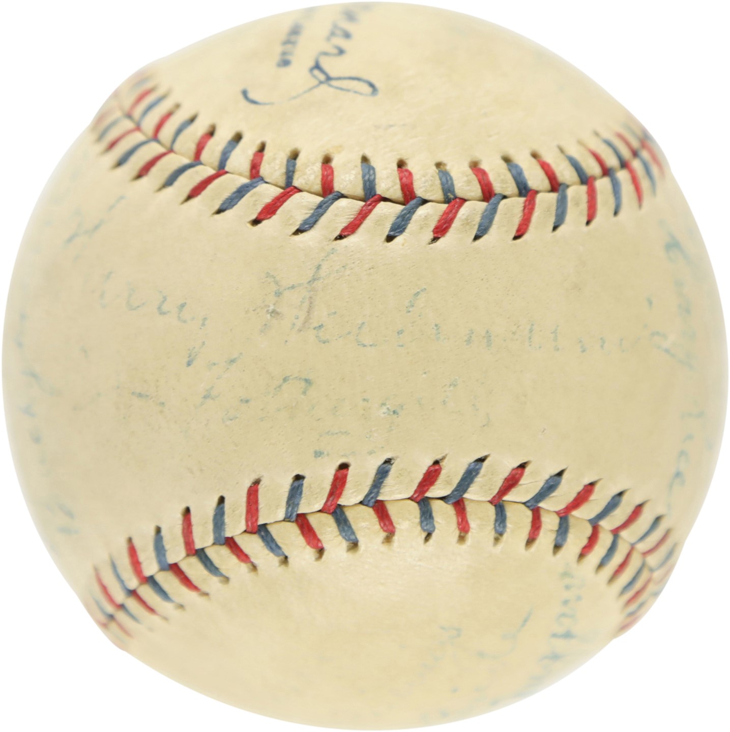 The Harry Heilmann Collection - 1929 Detroit Tigers Team-Signed Baseball (PSA)