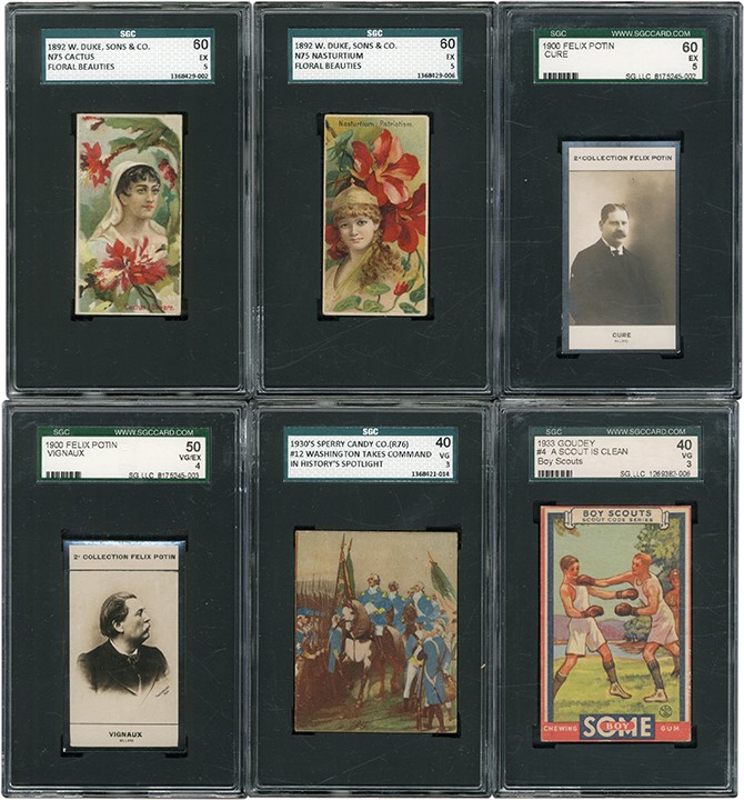 - 1889-1933 Collection of Non-Sport Cards SGC + PSA (32)
