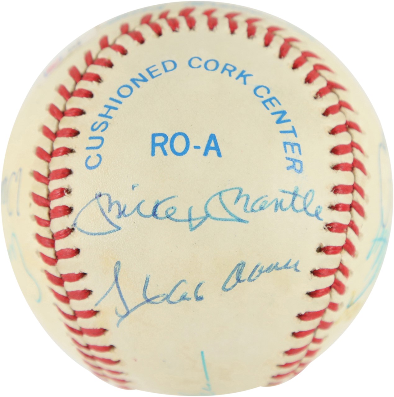 Baseball Autographs - 500 Home Run Club Signed Baseball (PSA)
