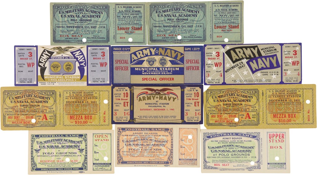 1923-1960 Collegiate Football Full Ticket Collection with Many Army vs. Navy (31)