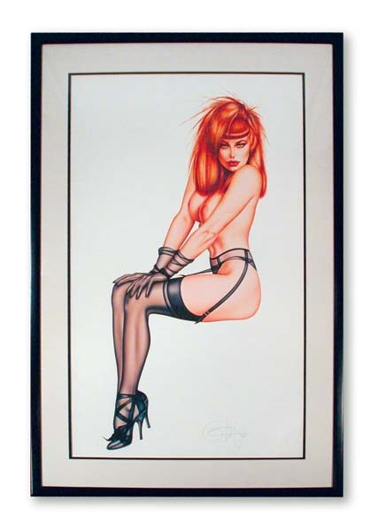 Erotica - Olivia Signed and Numbered Lithograph