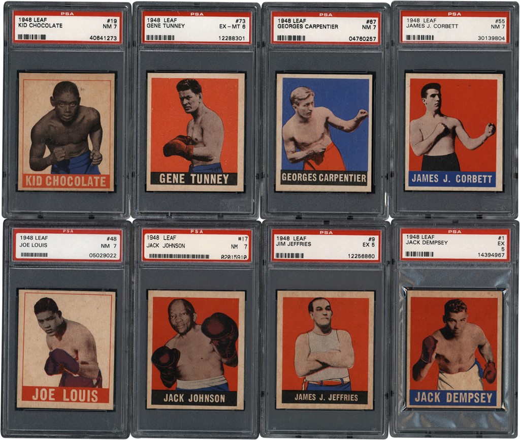 - 1948 Leaf Boxing Partial Set (31/49) All PSA & SGC