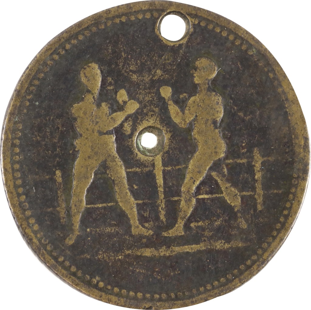 - 1824 Tom Spring vs. Jack Langan Boxiana Boxing Coin