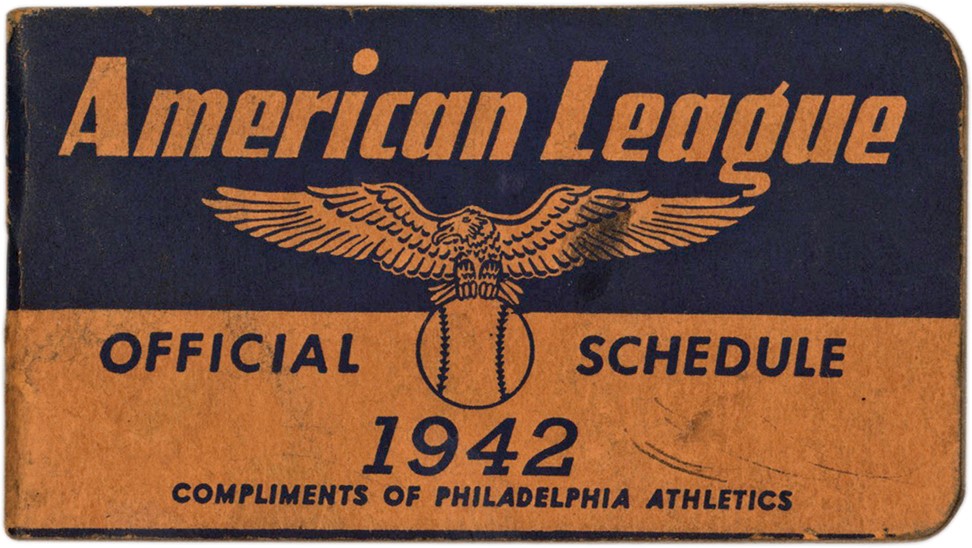 - 1942 American League Baseball Schedule
