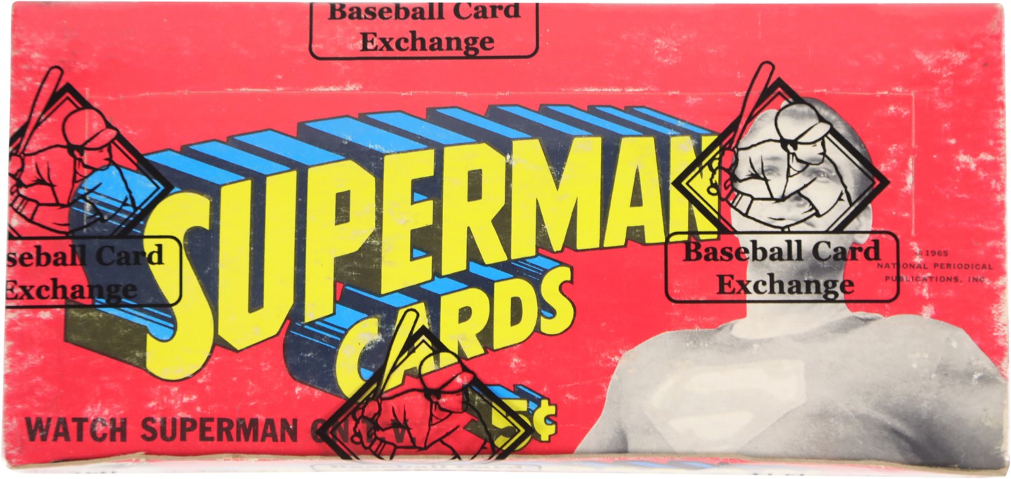 Non-Sports Cards - 1966 Topps Superman Unopened Wax Box (BBCE)