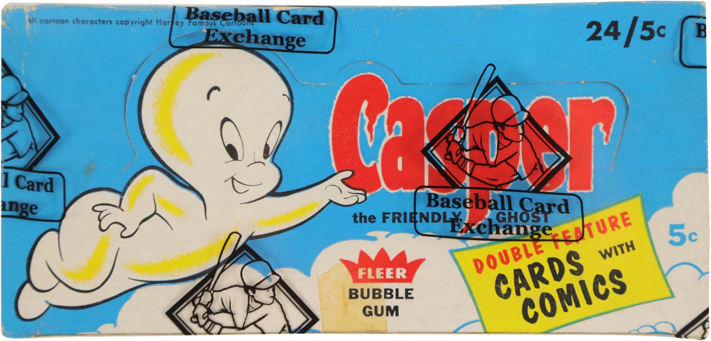 - 1960 Fleer Casper The Friendly Ghost Unopened Wax Box (BBCE)