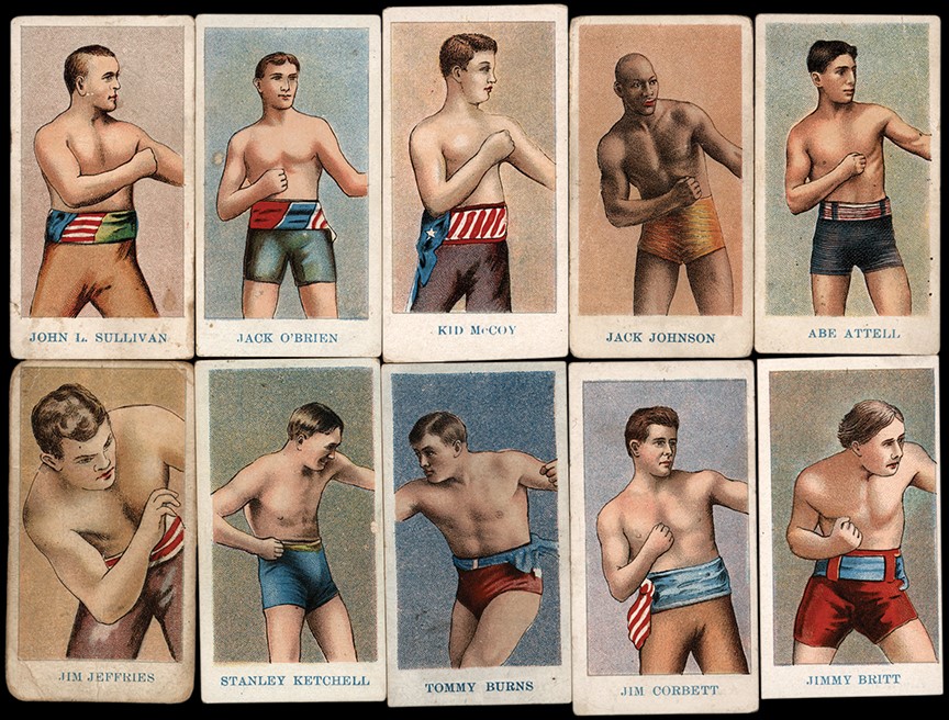- 1909 E75 American Caramel Boxing Card Complete Set w/ Extras (96)