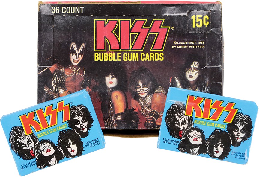 Unopened Wax Packs Boxes and Cases - 1978 Donruss KISS Series 1 Unopened Wax Box
