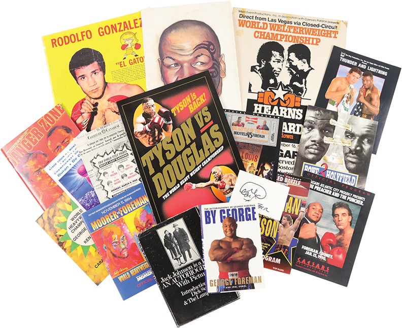 - Large Boxing Memorabilia Ephemera, Poster, Program & More Collection