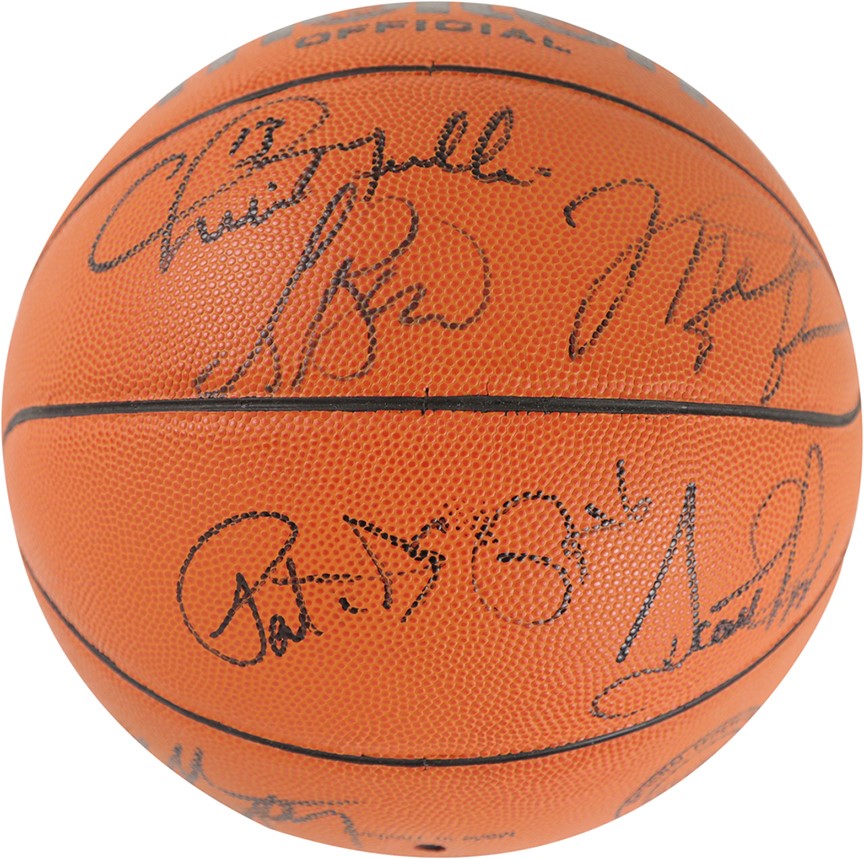 - 1992 USA "Dream Team" Signed Official Molten Basketball (PSA)
