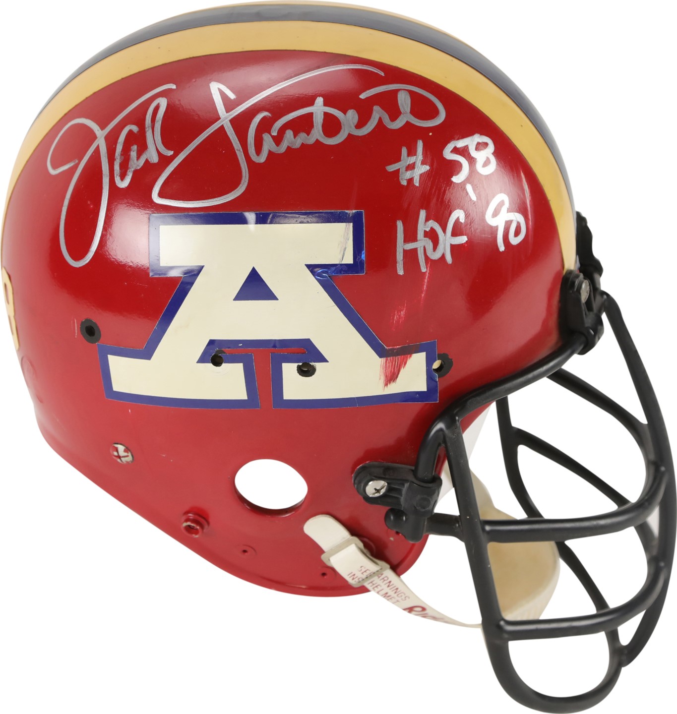 - Jack Lambert Pro Bowl / Pittsburgh Steelers Game Worn Helmet