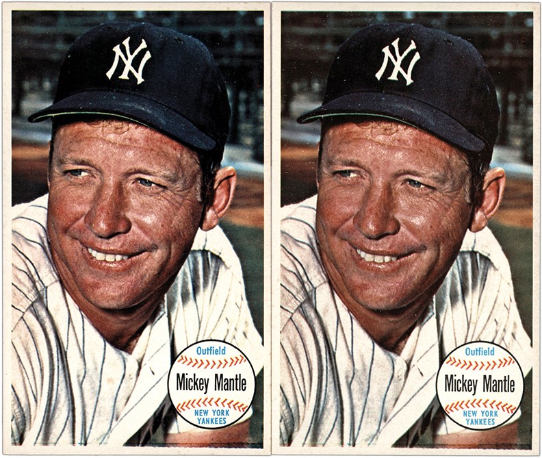 - 1964 Topps Giants Mickey Mantle Baseball Cards (8)