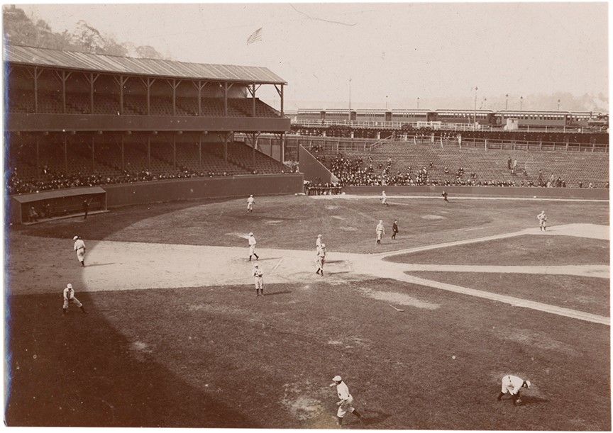 - Very Early New York Giants Polo Ground Photograph (PSA Type ___)