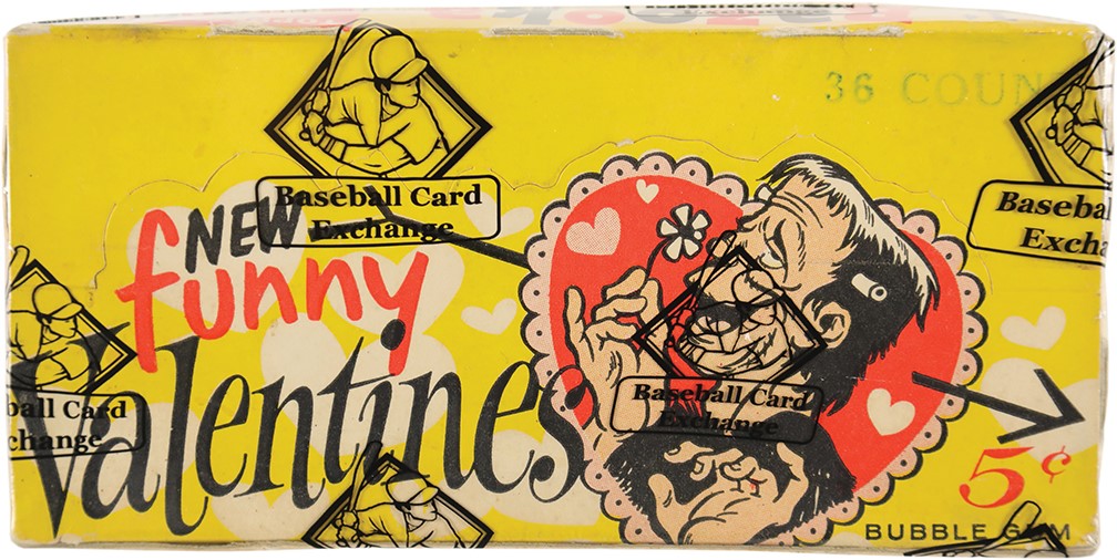- 1960 Topps Funny Valentines Unopened Wax Box (BBCE)