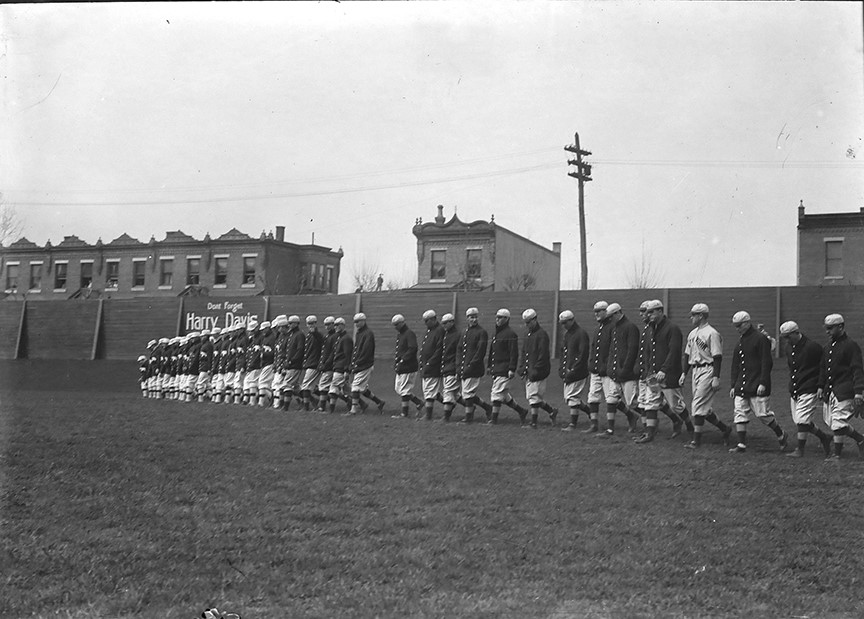 - 1913 New York Yankees Team Glass Plate Negative- First Year The Team Was Called The Yankees!