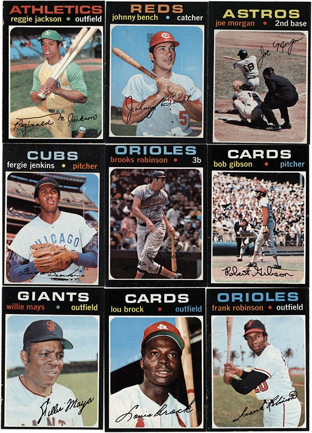 - 1971 Topps Baseball All Star Card Collection (91)