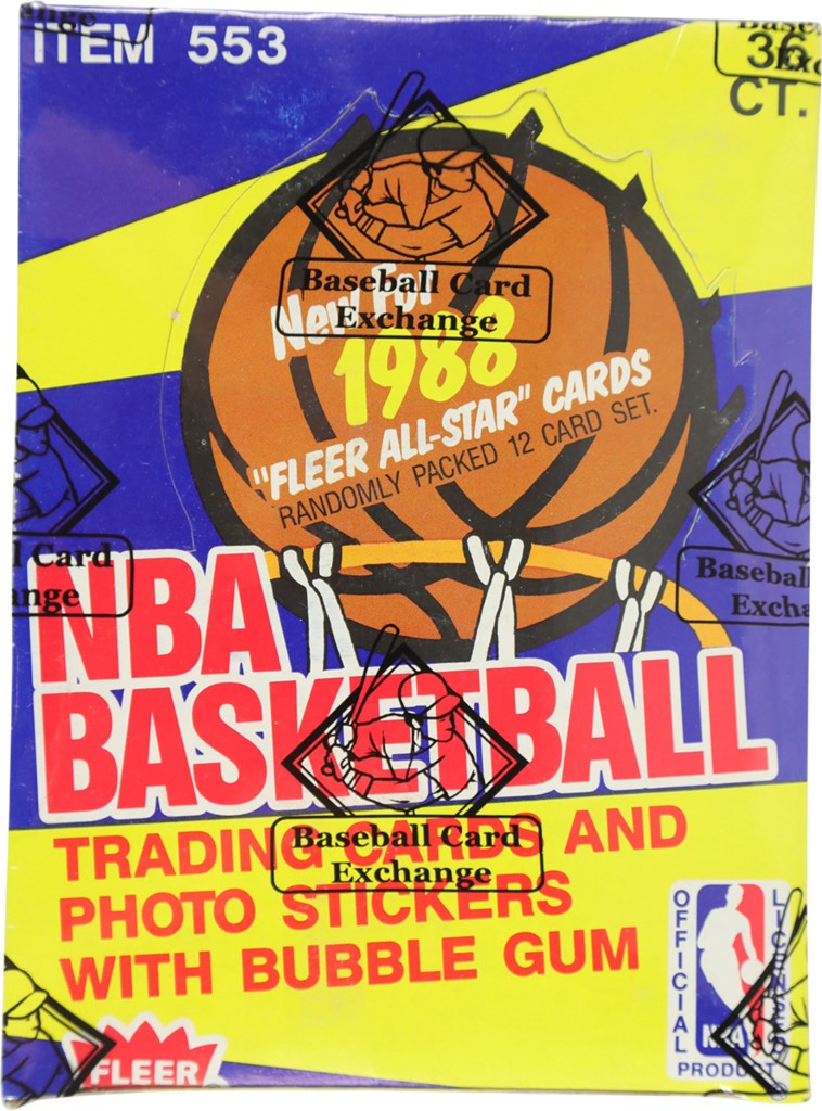 1988-1989 Fleer Basketball Unopened Wax Box (BBCE)