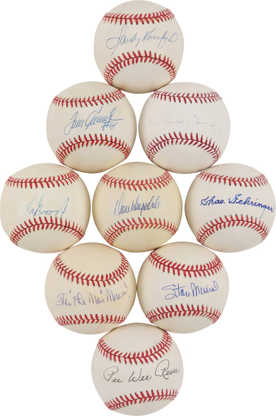 Baseball Autographs - Hall of Famers and Stars Signed Baseball Collection - Most JSA Certified (46)