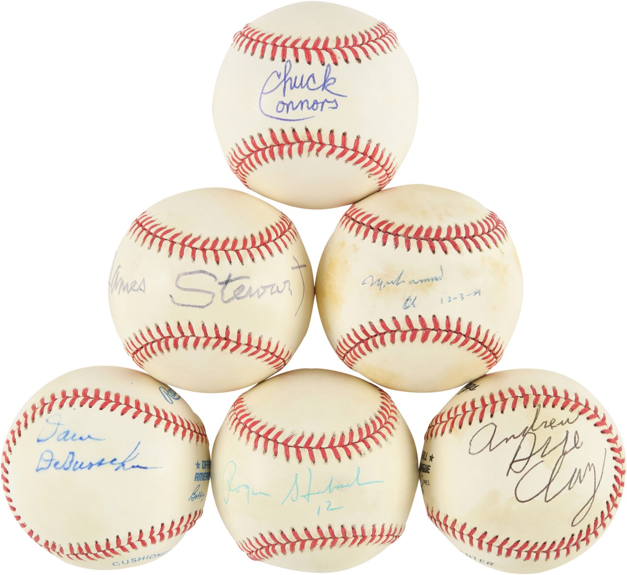 Baseball Autographs - Multi-Sport and Entertainment Single-Signed Baseballs with Muhammad Ali - Some JSA (6)