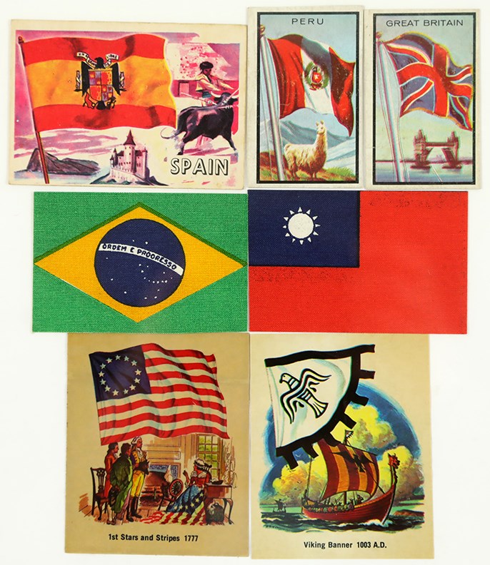 Non-Sports Cards - Collection of Various Flag-Related Non-Sport Issues 1920’s-70’s (75)