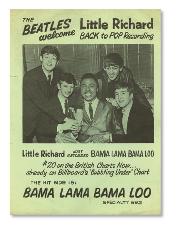 - 1964 Beatles & Little Richard Handbill