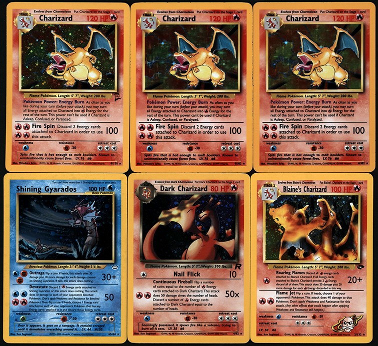 Non-Sports Cards - Impressive Pokemon Card Archive with Multiple Charizard (1,000+)