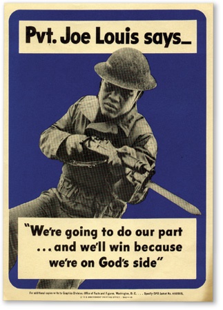 - Joe Louis WWII Mini Poster (7x10”)