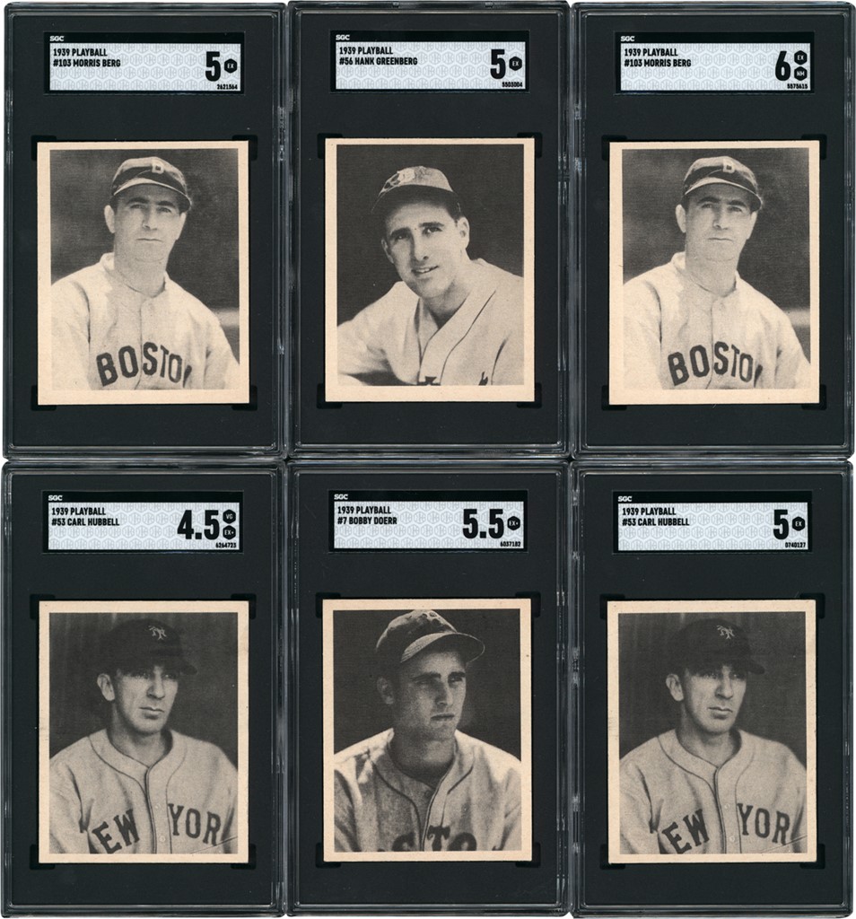 - 1939 Play Ball Card Collection with SGC Graded (72)