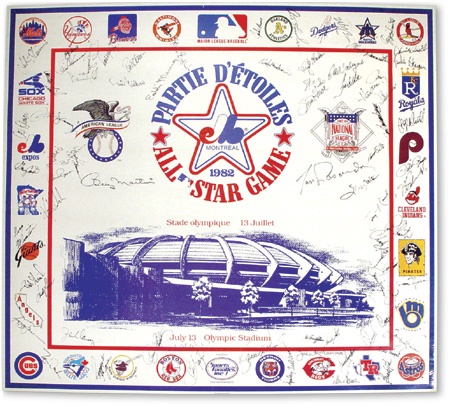 - 1982 All-Star Team Signed Poster (25x27”)