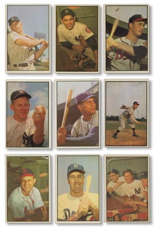 Baseball and Trading Cards - 1953 Bowman Color & 1954 Bowman Near Sets